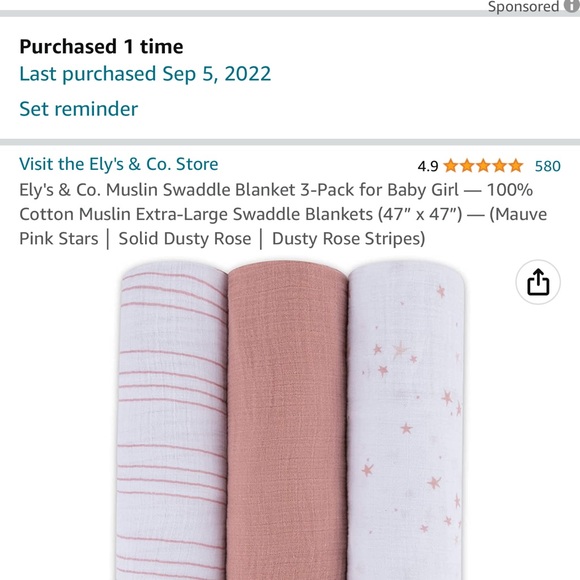 Elys & Co swaddles - Picture 4 of 5